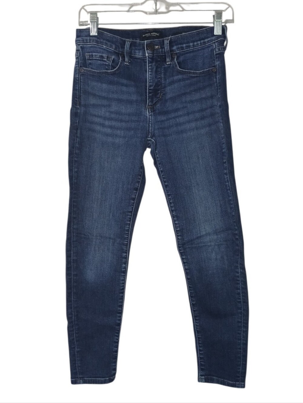 Banana Republic Women's Skinny Jeans - Dark Blue Wash Size 27 Petite